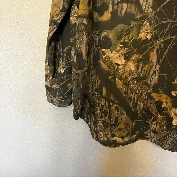 Mossy Oak Camo Classics Camouflage Long Sleeve Button Down Shirt Size XL - Picture 7 of 9